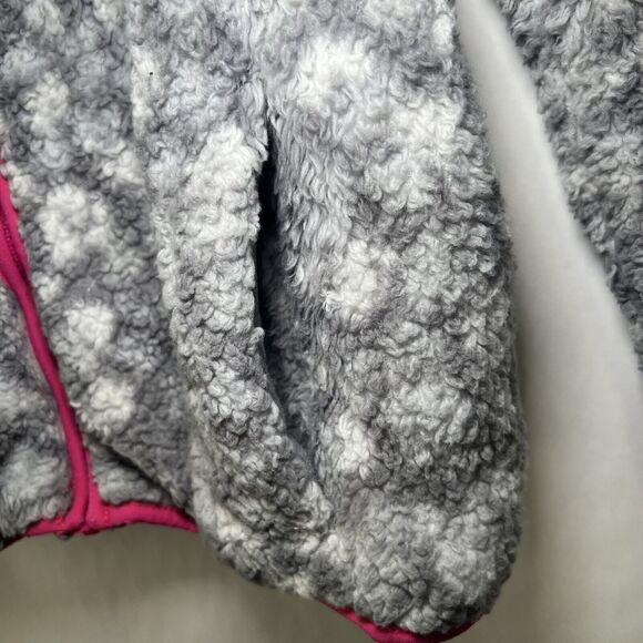 Eddie Bauer Full Zip Sherpa Fleece Hoodie Jacket Youth Girls Size Large 14/16 - Picture 4 of 12